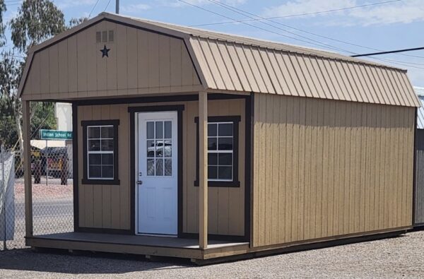 Lofted Barn Porch | ShedsAZ Tonopah